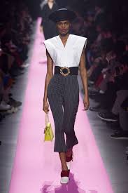 A picture of a model on the catwalk for  Jacquemus AW 2017.