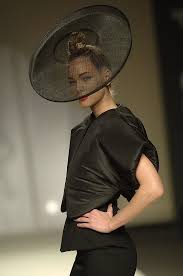 A picture of a model on the catwalk for  Juanjo Olivia AW 2009.