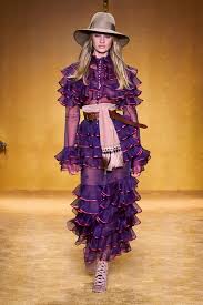 A picture of a model on the catwalk for Zimmerman AW 2020