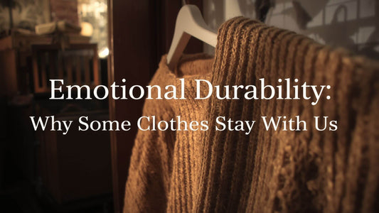 Emotional Durability: Why Some Clothes Stay With Us