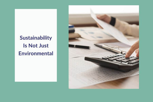 Sustainability Is Economic, Not Just Environmental