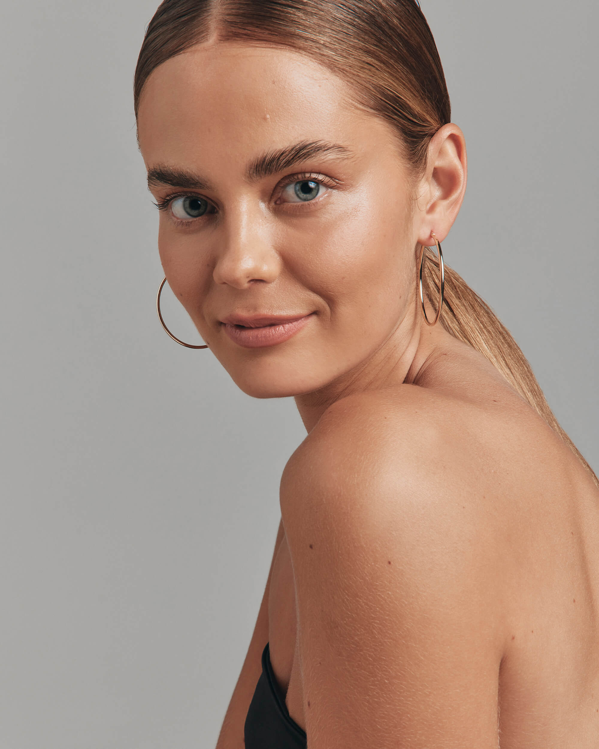 A picture of45mm Hoop Earrings in 10kt Yellow Gold, available at Michael Hill