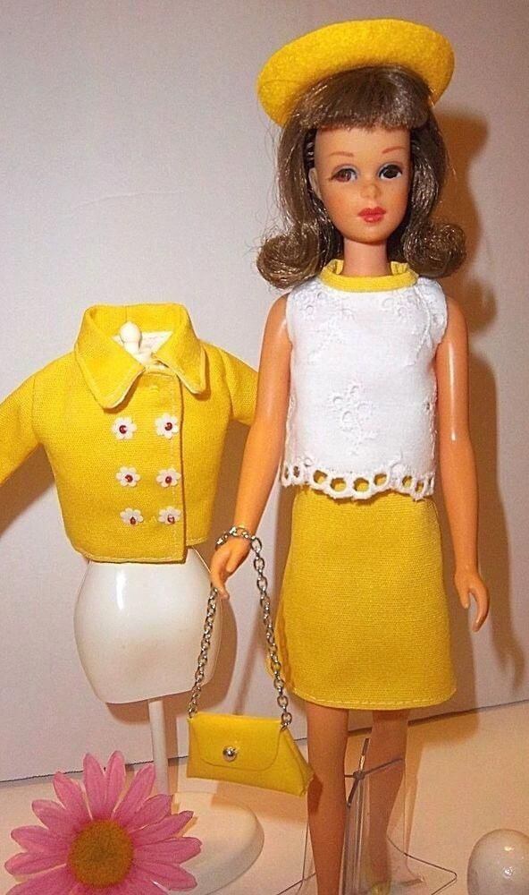 A picture of Barbie Twiggy in the 1960s