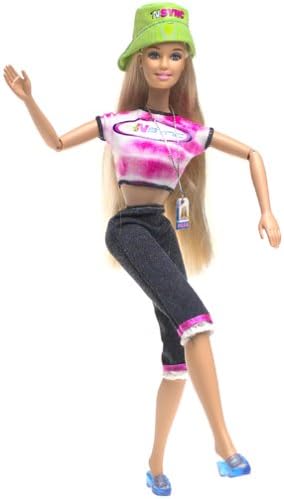 A picture of a Barbie doll in the 2000s