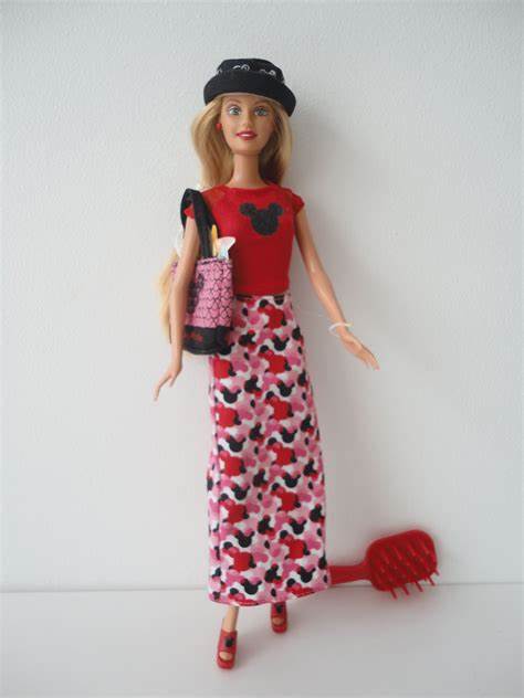 A picture of a Barbie doll in the 2000s