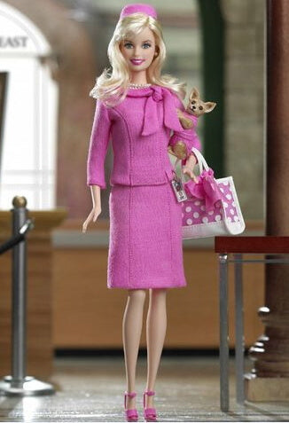 A picture of a Barbie doll in the 2000s