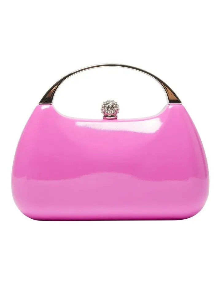 A picture of  the Brando Bag by Nina in Ultra Pink Patent available at Myer. $149.95