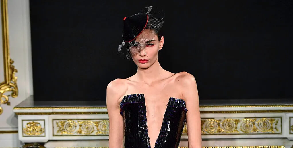 Load video: A video of Armani Privé Haute Couture Spring Summer 2019 Fashion Show