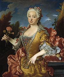 A picture of the painting "Barbara of Portugal" by Jean Ranc in 1729