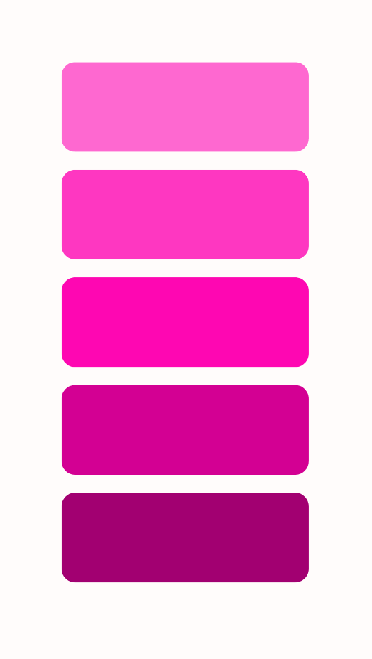 A picture of some shades of bright pink.
