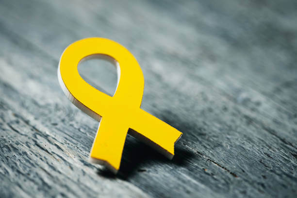 A picture of the yellow ribbon badge  that people wore during the Catalan Independence Movement.