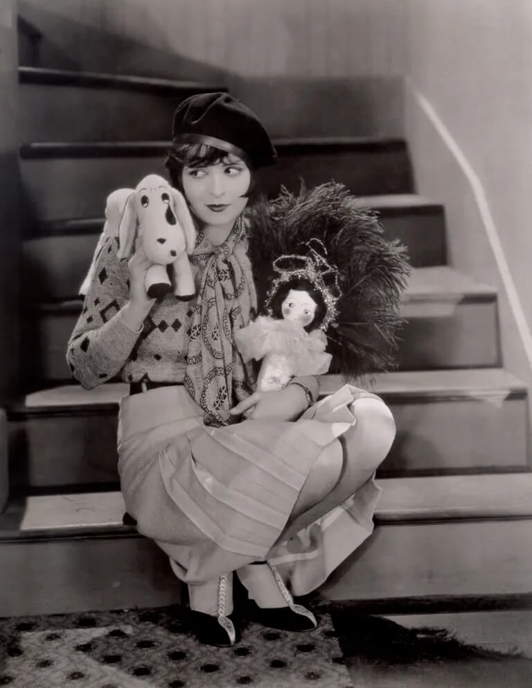 An image of Clara Bow from the movie "It"