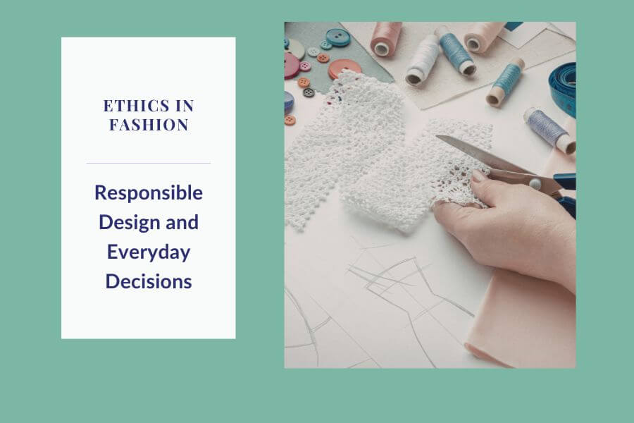 An image of a blog banner for a blog on ethics in fashion by Melissa Rath