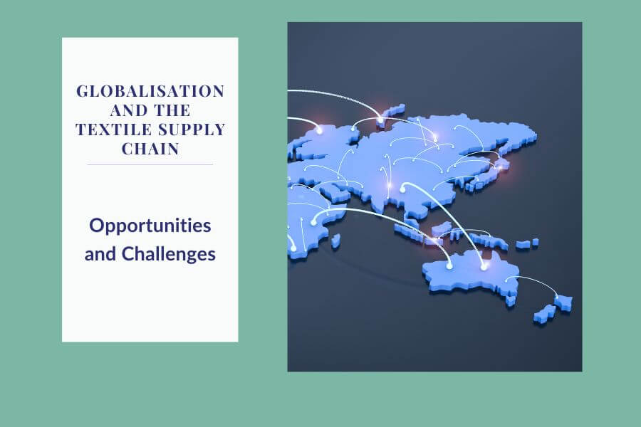 An image of a blog banner for a blog about globalisation and the textile supply chain by Melissa Rath