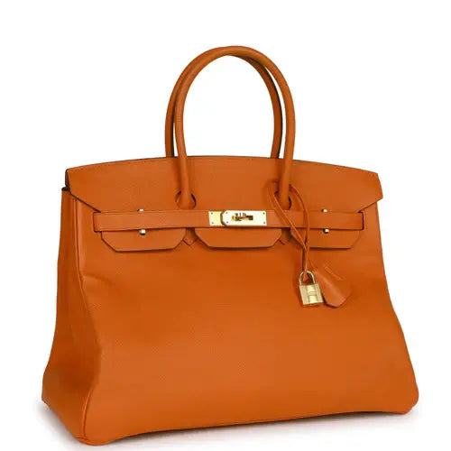 A picture of a handbag by designer Hermes.