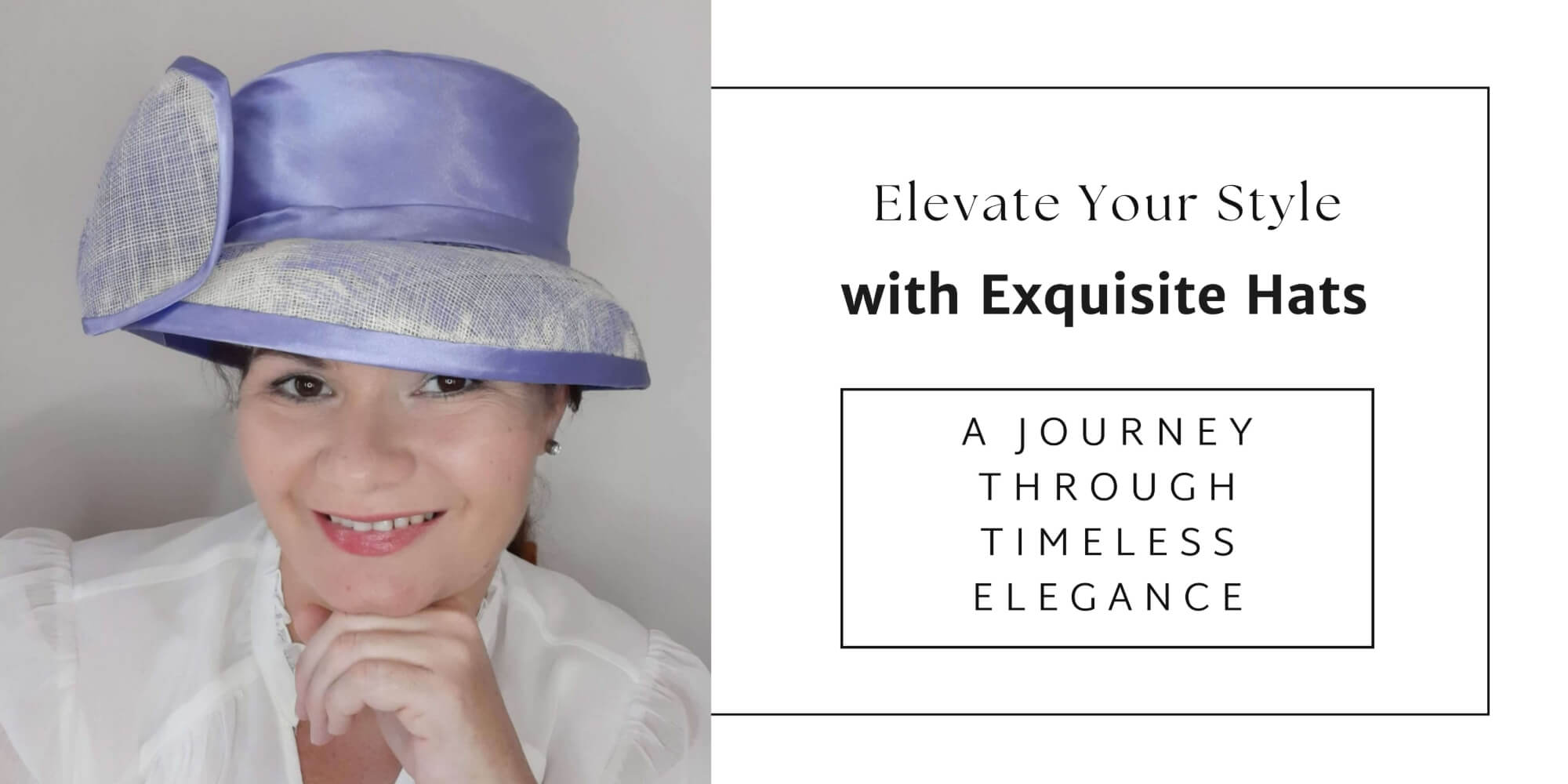 A picture of the blog for a blog post about how to elevate your style with exquisite hats, by Melissa Rath Millinery.