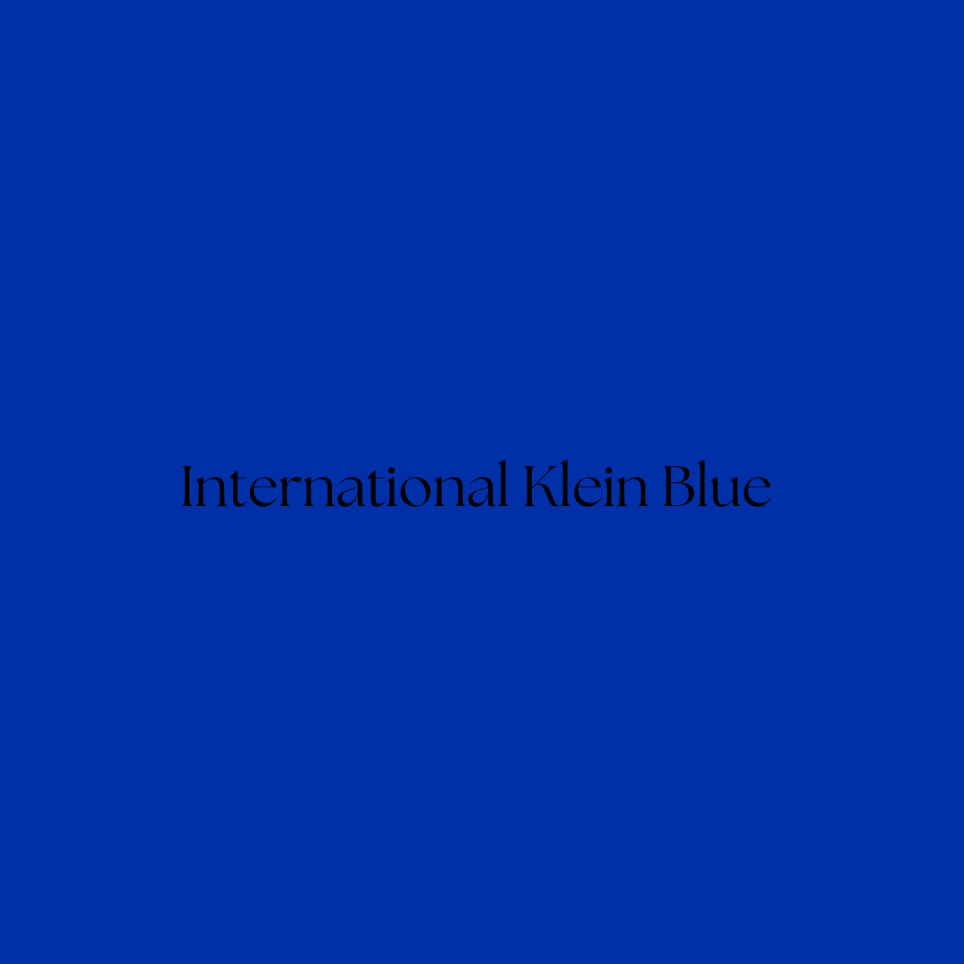 A picture of the colour International Klein Blue