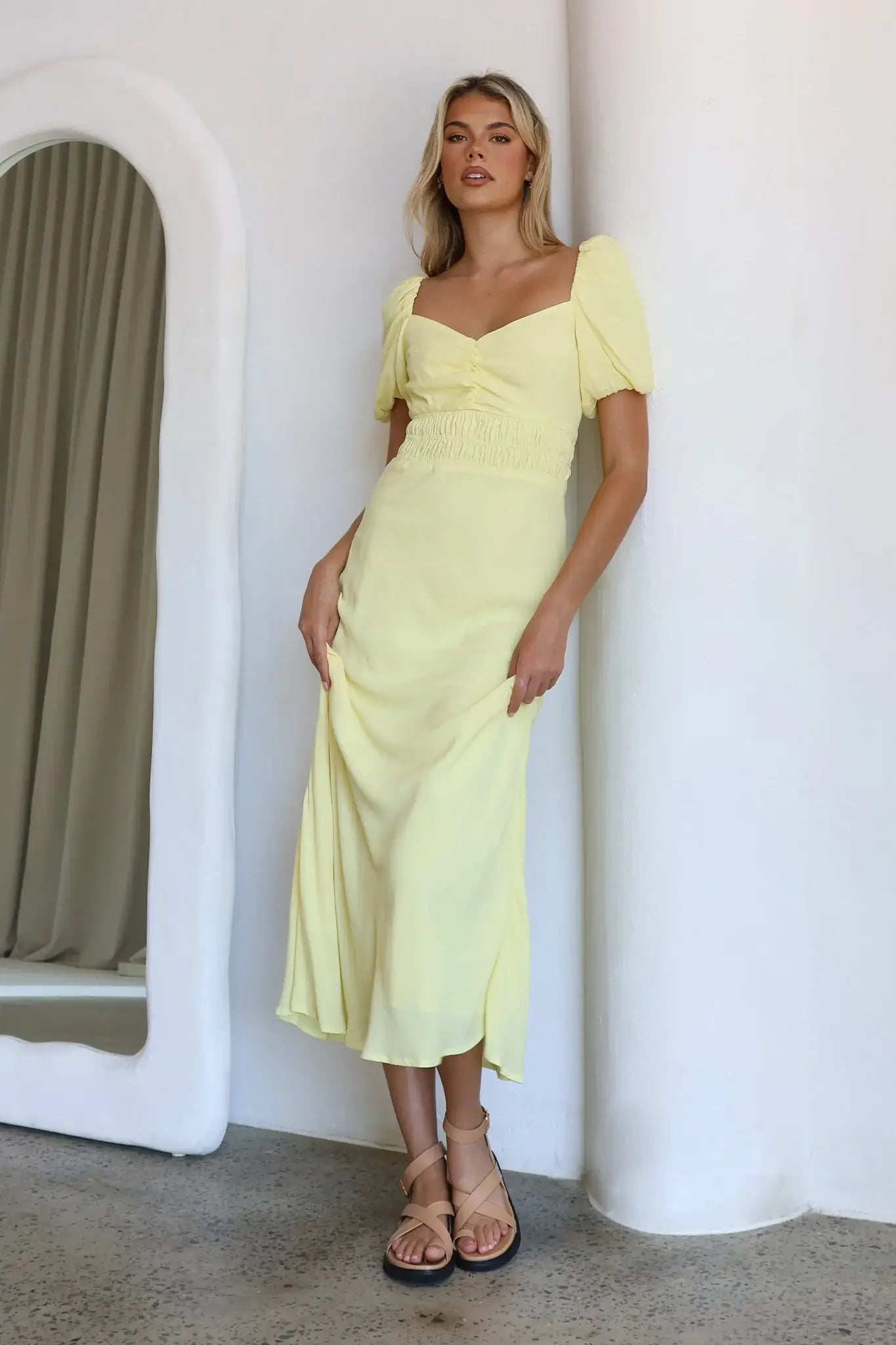 A picture of the Lailah Maxi Dress by Lost in Lunar