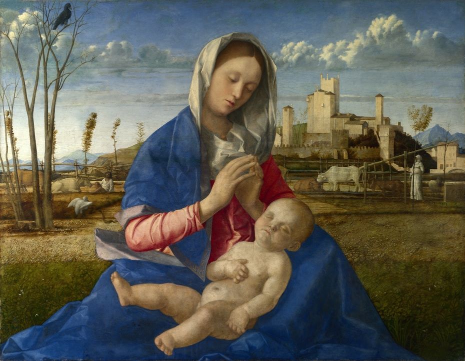 A picture of Madonna del Prato, also known as Madonna of the Meadow, was painted by Raphael