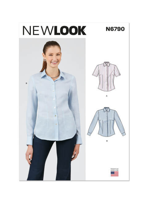 A picture of sewing pattern New Look 6790, which can be used to recreate a look from The Barbie Movie.