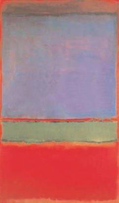 A picture of "No. 6 (Violet, Green and Red)"(1951)