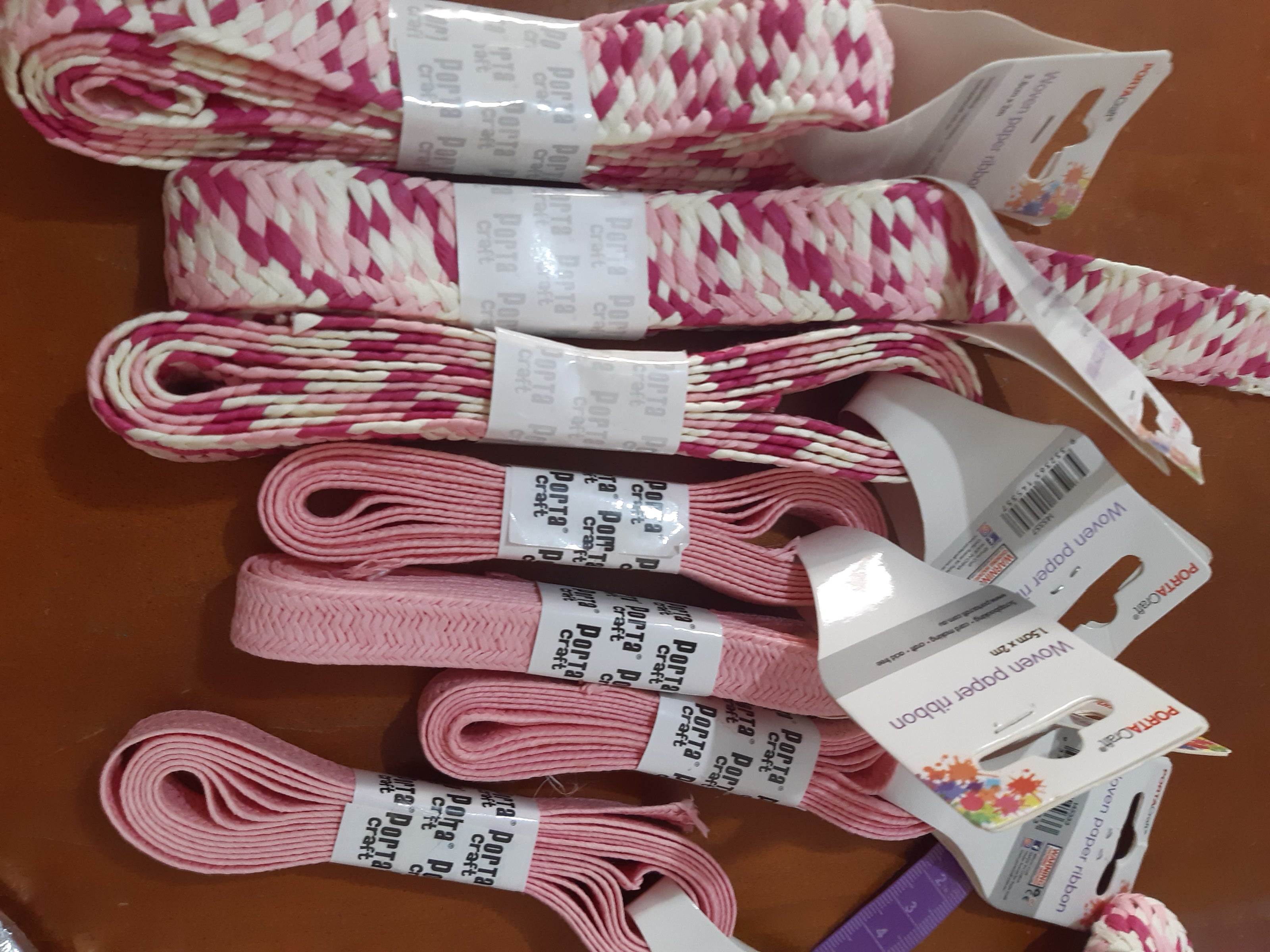 A picture of the making of the Paper Braid Wide Brimmed Hat by Melissa Rath Millinery.