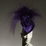 A picture of a feathered headpiece by milliner Philip Treacy