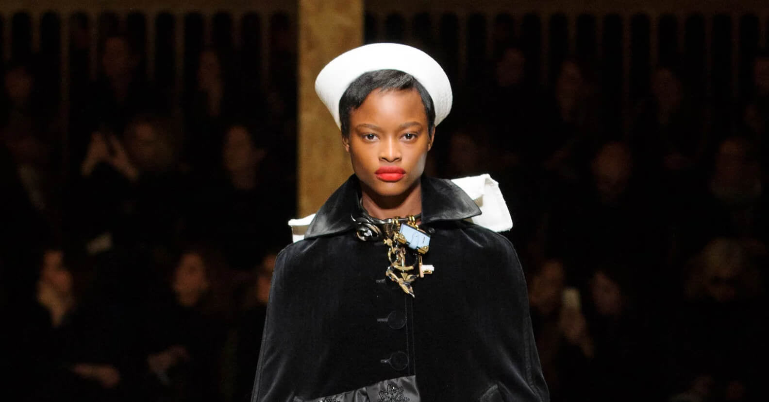 Load video: A video of Prada Fall Winter 2016/2017 Full Fashion Show