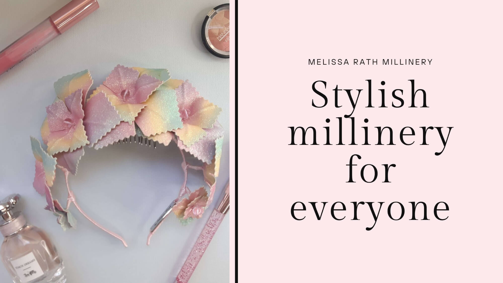 A picture of the Shopify Banner for Melissa Rath Millinery