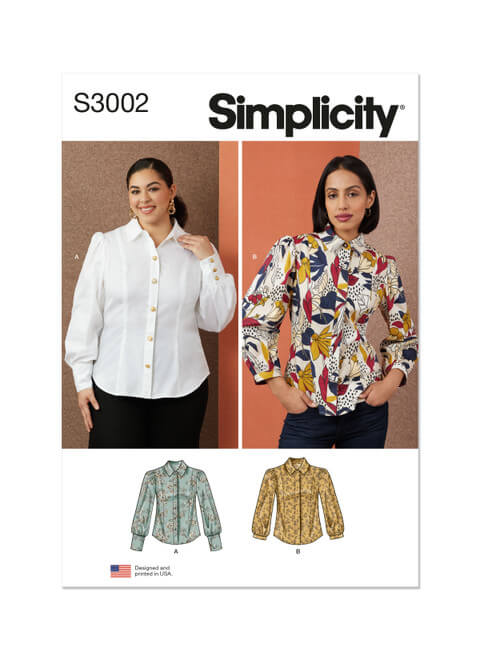 A picture of sewing pattern Simplicity 3002, which can be used to recreate a look from The Barbie Movie.