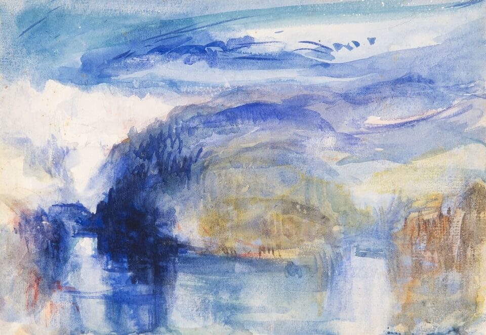 "A study of blue and green" by J M W Turner.