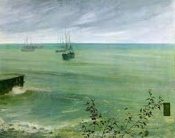 "Symphony in Gray and Green", painted by James McNeill Whistler, circa 1866-1872