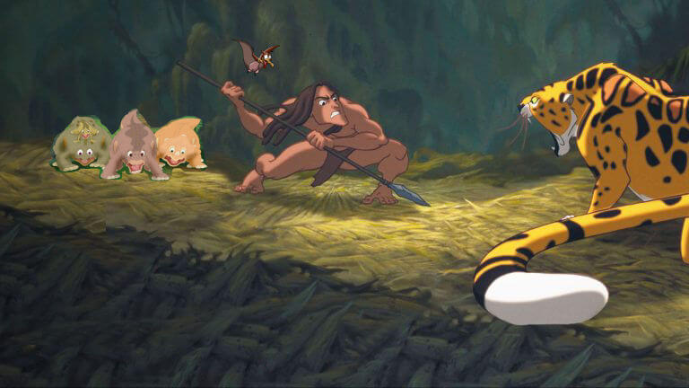 A picture of a scene from Tarzan