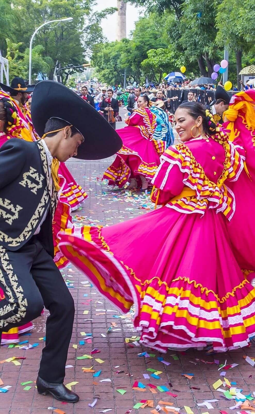 A picture of the Cinco De Mayo celebration in Mexico
