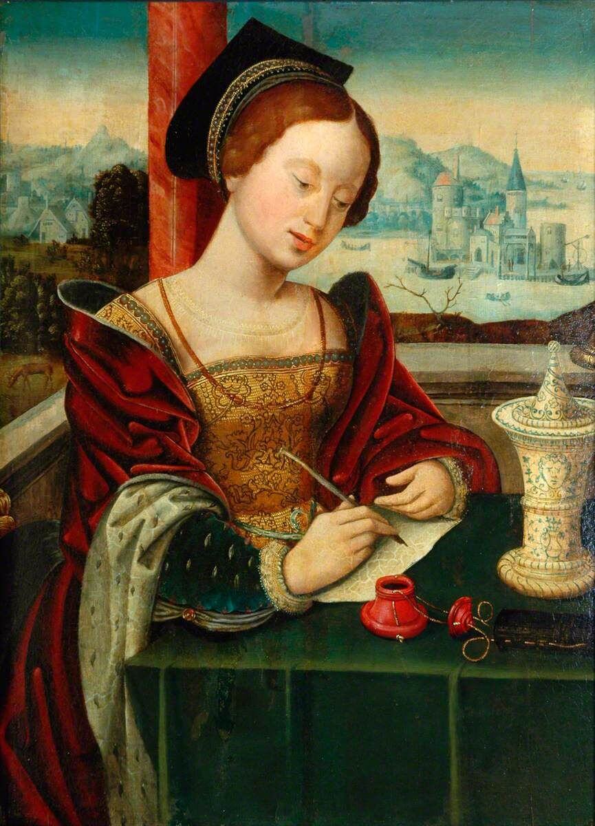 A painting from the Renaissance period called "The Magdalene"