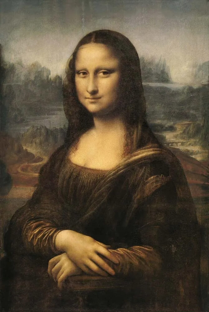 A picture of "The Mona Lisa", pained by Leonardo Da Vinci between 1503 and 1506.