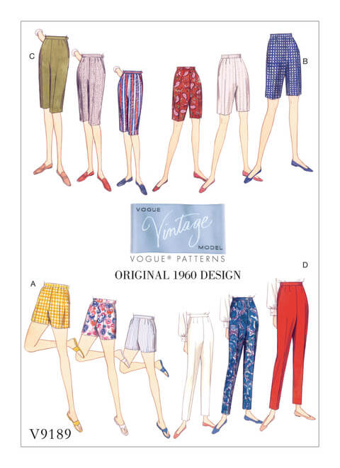 A picture of sewing pattern Vogue 9189, which can be used to recreate a look from The Barbie Movie.