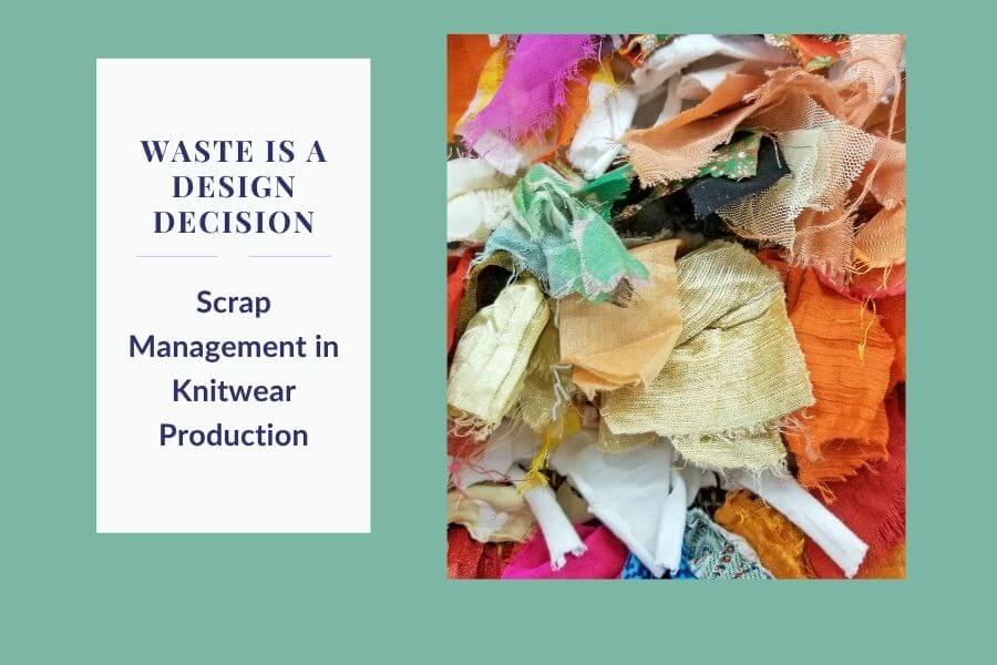 An image of a blog banner for a blog on how waste is a design decision by Melissa Rath