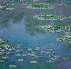 A picture of "Water Lilies", painted by Monet in 1906.