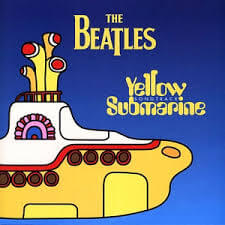 An image of the album cover for The Beatles album Yellow Submarine.